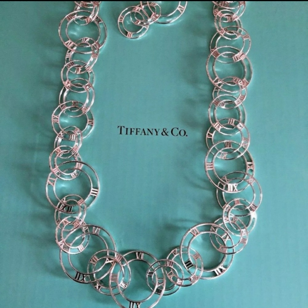 Tiffany & Co. Rare Retired Atlas Necklace